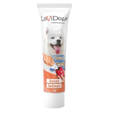 Lovi Dog tubka ALL LIFE STAGES ŁOSOŚ 90g- przysmak