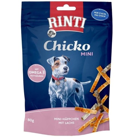 Rinti Chicko Mini przysmak kurczak i łosoś 80g