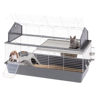 FERPLAST Barn 120 - piętrowa klatka dla świnki morskiej i królika