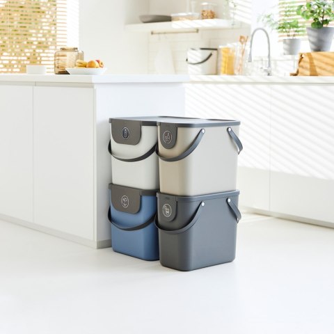 Rotho Pojemnik do segregacji odpadów 25L ALBULA cappuccino