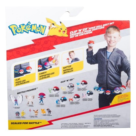 Figurka Pokemon W15 Clip 'n' Go Poke Ball Belt Set