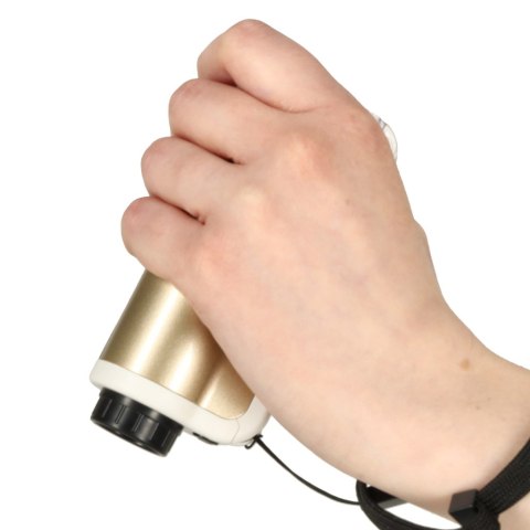 Mikroskop kieszonkowy szkolny edukacyjny naukowy mini LED akcesoria