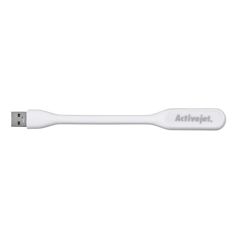 Activejet Lampka do komputera czytania USB 5V Biała