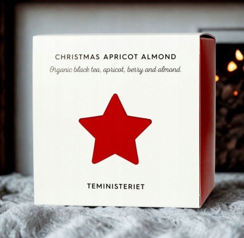 Herbata czarna sypana Christmas Apricot Almond 100g - Teministeriet