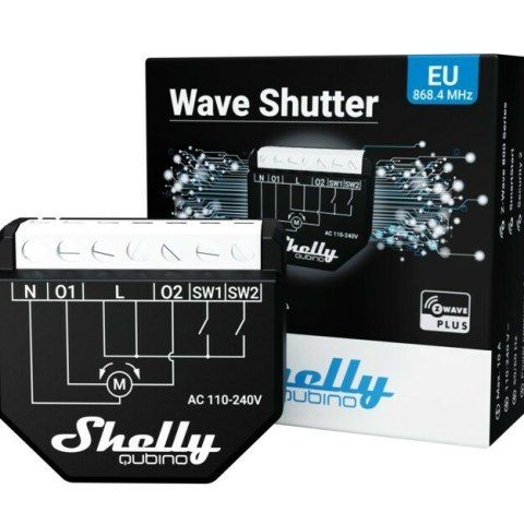 Inteligentny sterownik do rolet Z-Wave Shelly Qubino Wave Shutter