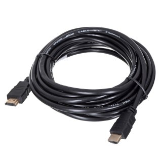 Kabel Lanberg CCS CA-HDMI-11CC-0050-BK (HDMI M - HDMI M; 5m; kolor czarny)