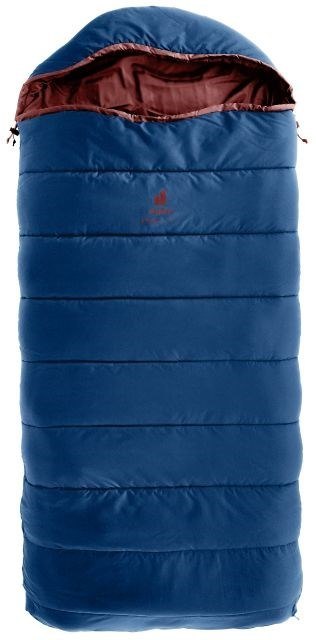 Śpiwór dziecięcy Deuter Starlight SQ (130-170 cm), nightblue/redwood