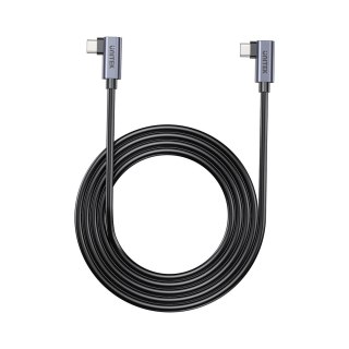 UNITEK KABEL USB-C KĄTOWY 90°/90° PD 100W M/M 0,5M