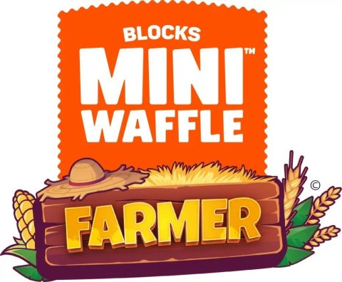 MARIOINEX Klocki Mini Waffle Farmer Urocze ranczo, 112 elementów