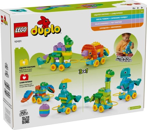 LEGO DUPLO 10451 3w1 Dinozaury na kółkach