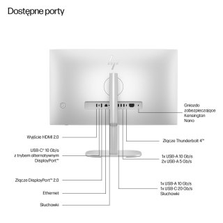 HP EliteStudio 8 AiO G1i Ultra 5 235 23.8"FHD IPS 250nits AG 16GB DDR5 SSD512 Intel Graphics W11Pro 3Y OnSite