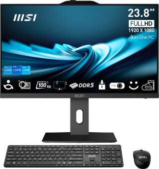 MSI AIO PRO AP242P 14M-892XEU i5-14400 23,8" IPS LED FHD Non-Touch Anti-Glare 16GB SSD500GB M.2 AX211 WiFi 6E NoOS Black